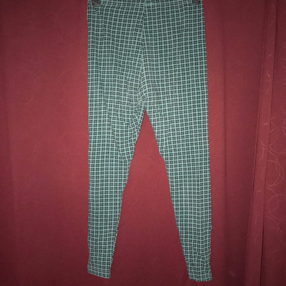 Checkered multi color leggings